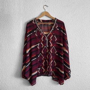 Lane Bryant Semi Sheer Blouse